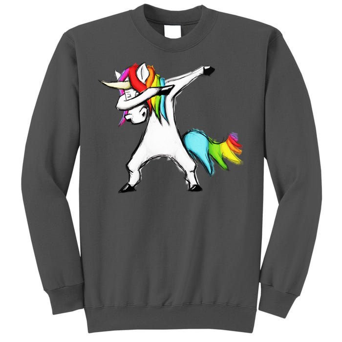 Dabbing Unicorn Tall Sweatshirt