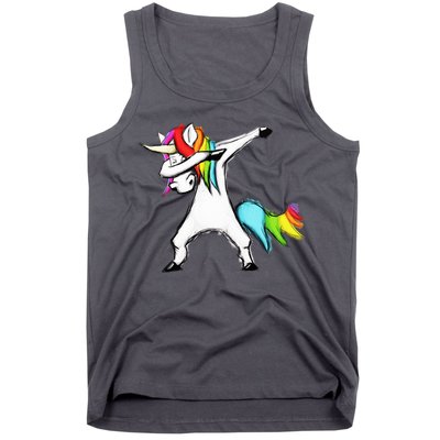 Dabbing Unicorn Tank Top