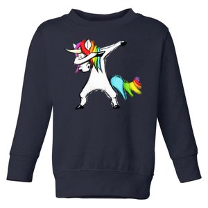 Dabbing Unicorn Toddler Sweatshirt