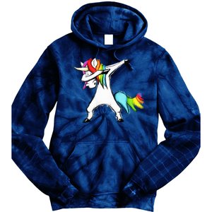 Dabbing Unicorn Tie Dye Hoodie