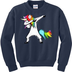 Dabbing Unicorn Kids Sweatshirt