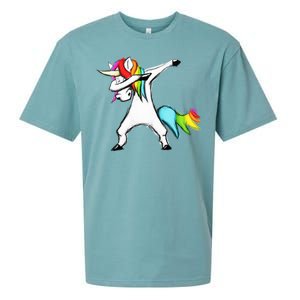 Dabbing Unicorn Sueded Cloud Jersey T-Shirt