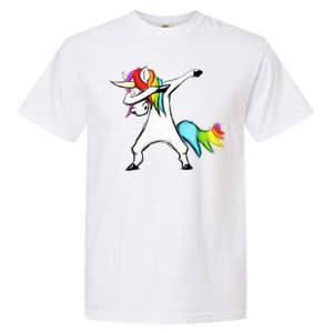 Dabbing Unicorn Garment-Dyed Heavyweight T-Shirt