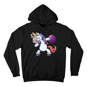 Dabbing Unicorn Bowling  Hoodie