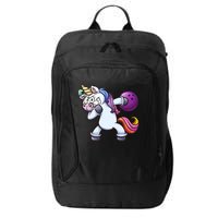 Dabbing Unicorn Bowling  City Backpack