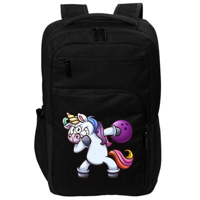 Dabbing Unicorn Bowling  Impact Tech Backpack