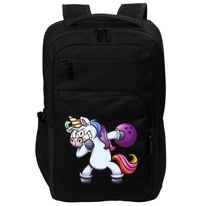 Dabbing Unicorn Bowling  Impact Tech Backpack