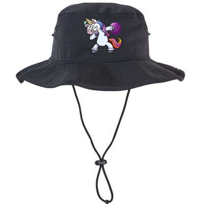 Dabbing Unicorn Bowling  Bucket Hat