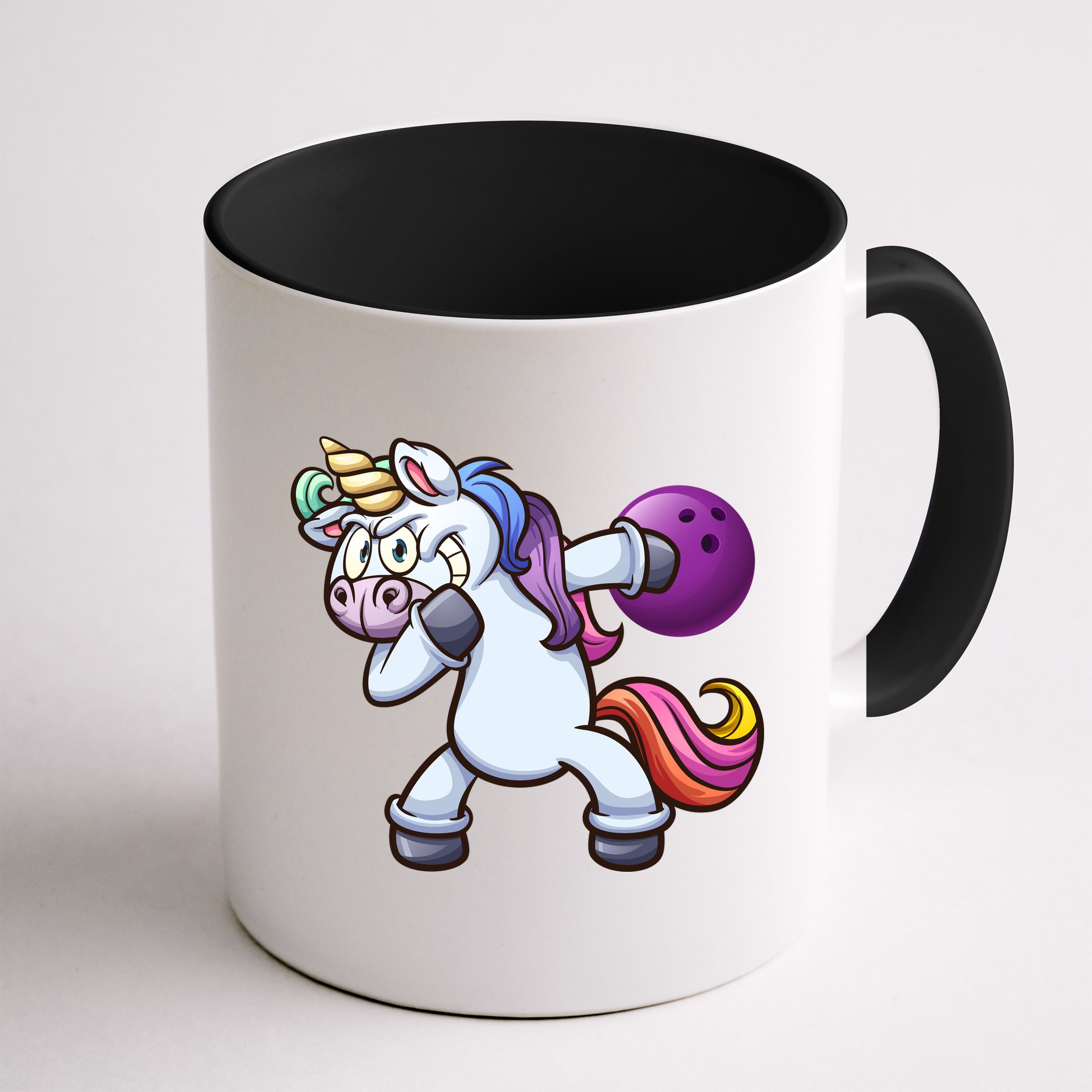 Dabbing Unicorn Bowling  Mug