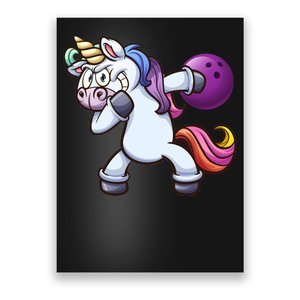 Dabbing Unicorn Bowling  Poster