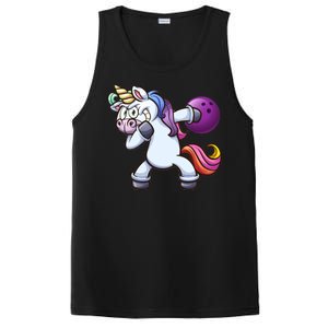 Dabbing Unicorn Bowling  PosiCharge Competitor Tank