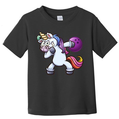 Dabbing Unicorn Bowling  Toddler T-Shirt