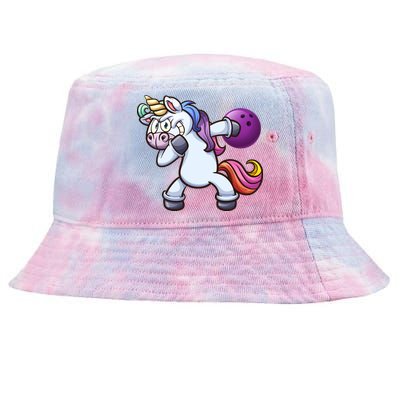 Dabbing Unicorn Bowling  Tie-Dyed Bucket Hat