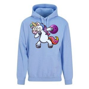 Dabbing Unicorn Bowling  Unisex Surf Hoodie