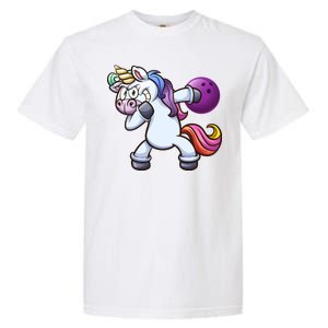 Dabbing Unicorn Bowling  Garment-Dyed Heavyweight T-Shirt