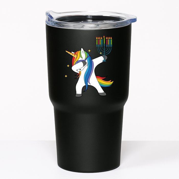 Dabbing Unicorn Hanukkah Tumbler