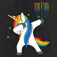 Dabbing Unicorn Hanukkah Tumbler
