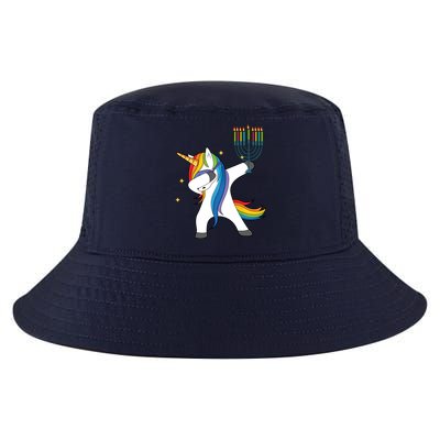 Dabbing Unicorn Hanukkah Cool Comfort Performance Bucket Hat