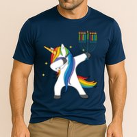 Dabbing Unicorn Hanukkah Performance Shirt