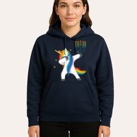 Dabbing Unicorn Hanukkah Hoodie