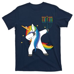 Dabbing Unicorn Hanukkah T-Shirt