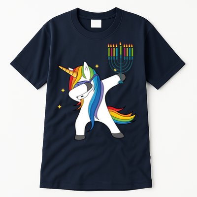 Dabbing Unicorn Hanukkah Tall T-Shirt