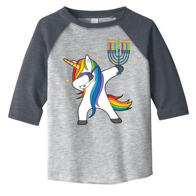 Dabbing Unicorn Hanukkah Toddler Fine Jersey T-Shirt