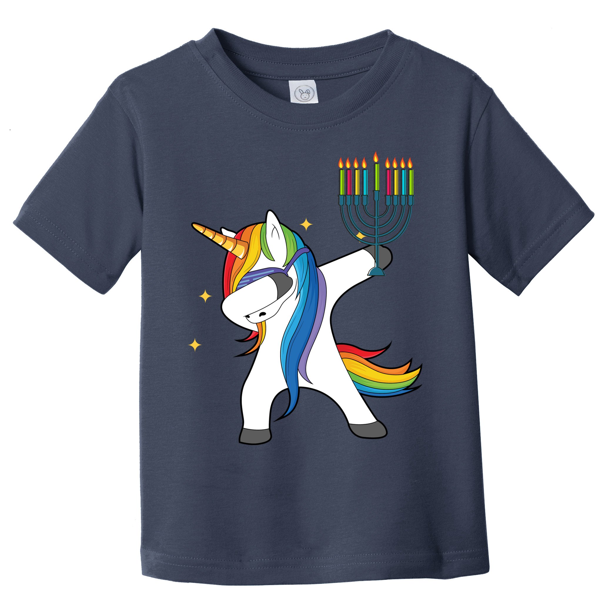 Dabbing Unicorn Hanukkah Toddler T-Shirt