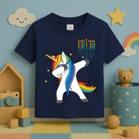 Dabbing Unicorn Hanukkah Toddler T-Shirt