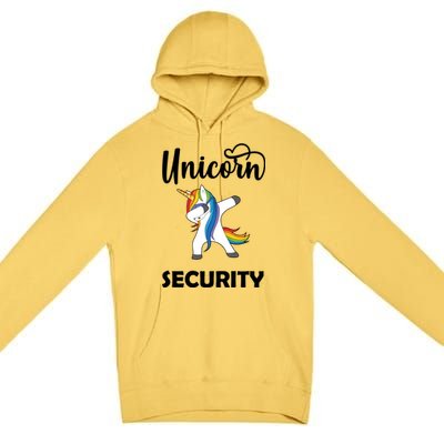 Dabbing Unicorn Security Premium Pullover Hoodie