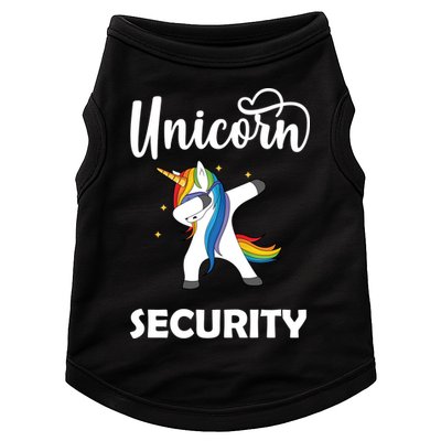 Dabbing Unicorn Security Doggie Tank