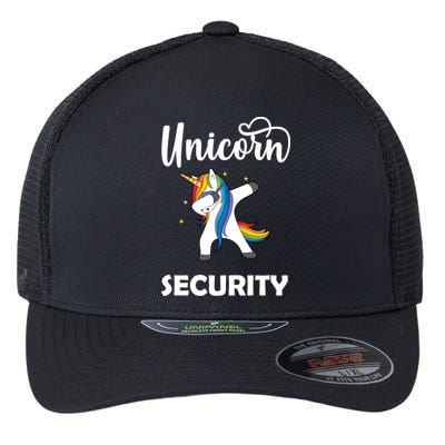 Dabbing Unicorn Security Flexfit Unipanel Trucker Cap
