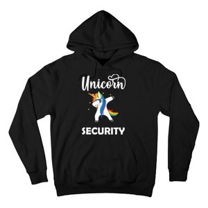 Dabbing Unicorn Security Hoodie