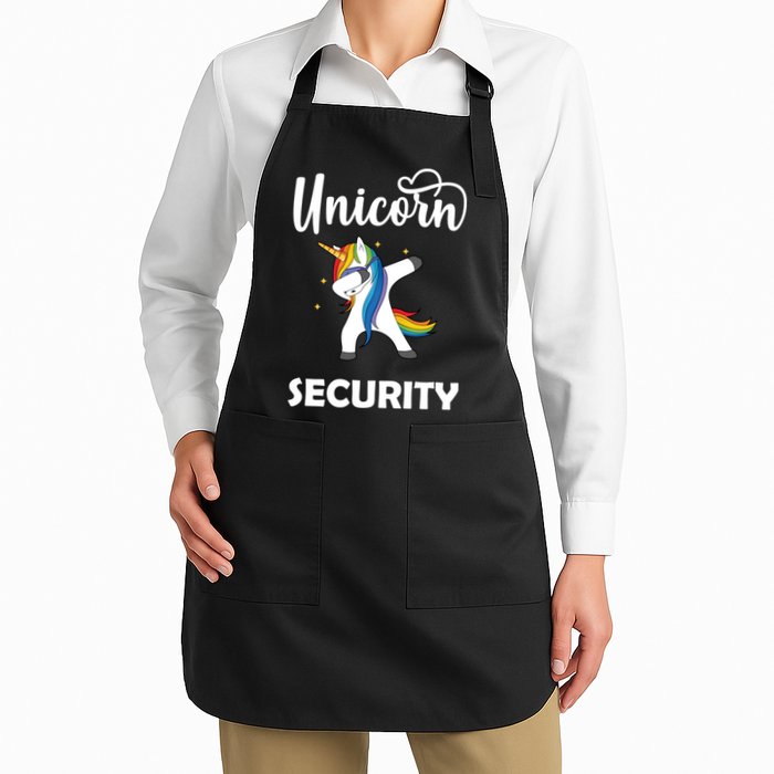 Dabbing Unicorn Security Apron