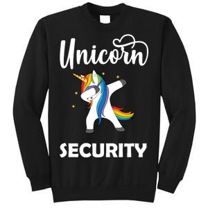 Dabbing Unicorn Security Sweatshirt