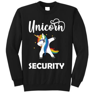 Dabbing Unicorn Security Sweatshirt