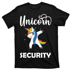 Dabbing Unicorn Security T-Shirt