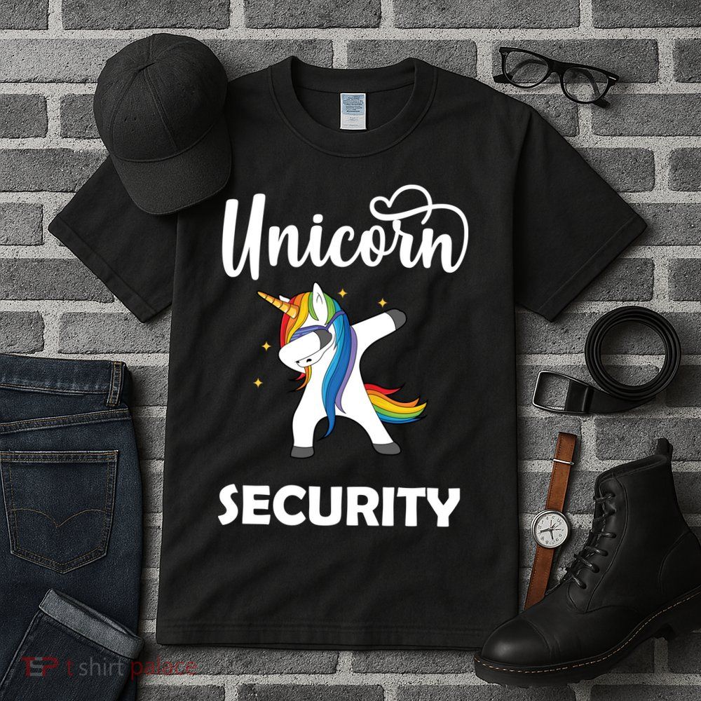 Dabbing Unicorn Security Tall T-Shirt