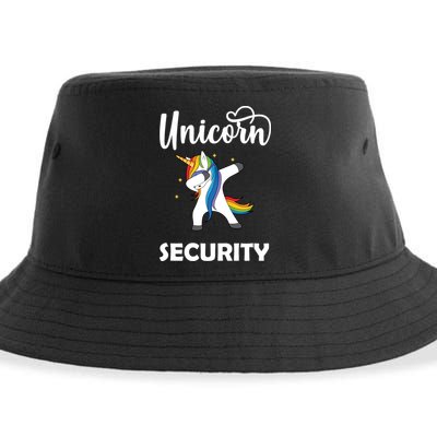 Dabbing Unicorn Security Sustainable Bucket Hat