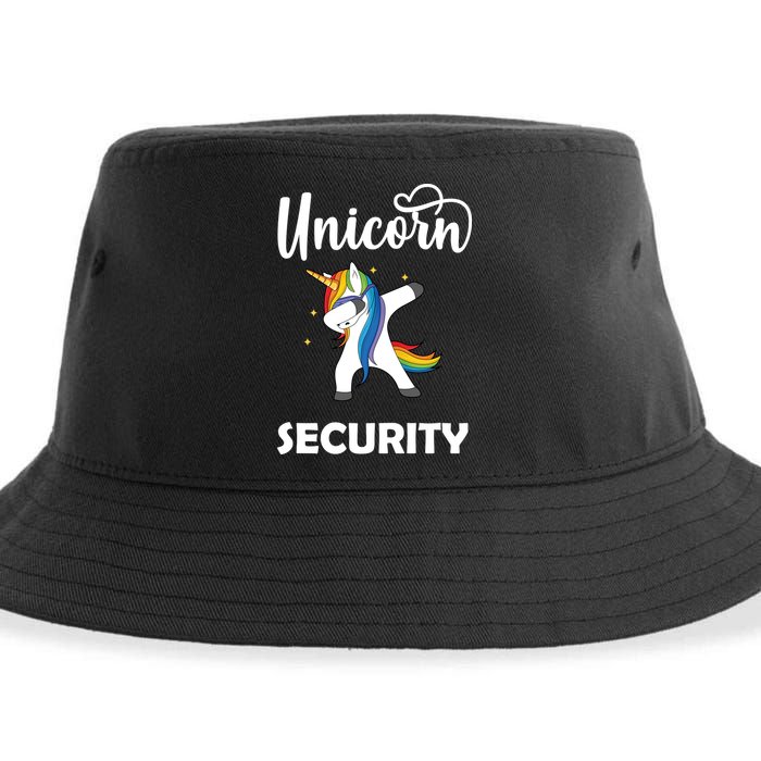 Dabbing Unicorn Security Sustainable Bucket Hat