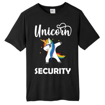 Dabbing Unicorn Security Tall Fusion ChromaSoft Performance T-Shirt