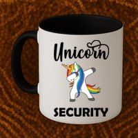 Dabbing Unicorn Security Mug