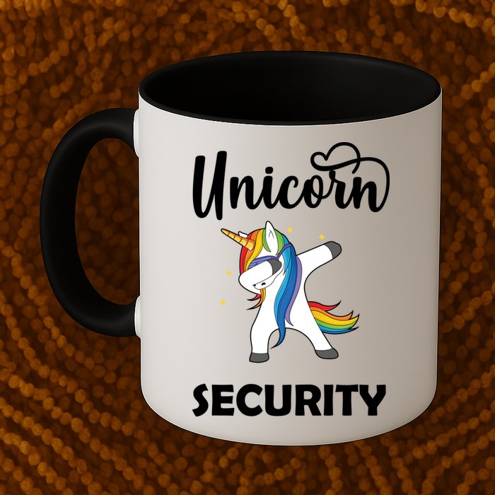 Dabbing Unicorn Security Mug