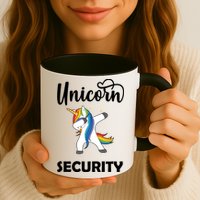 Dabbing Unicorn Security Mug