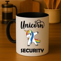 Dabbing Unicorn Security Mug