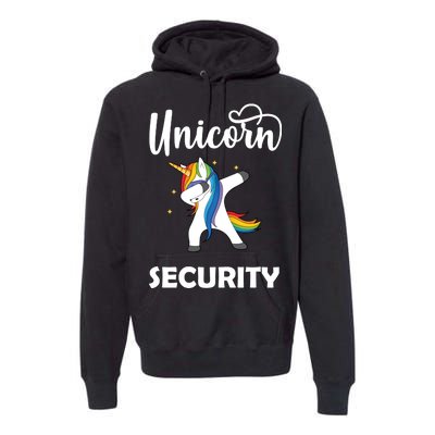 Dabbing Unicorn Security Premium Hoodie