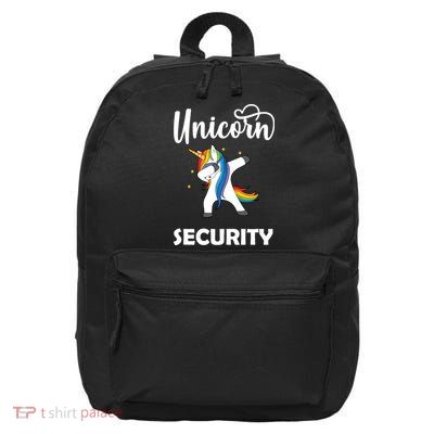 Dabbing Unicorn Security 16 in Basic Backpack