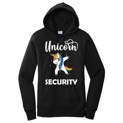 Dabbing Unicorn Security Women's Pullover Hoodie
