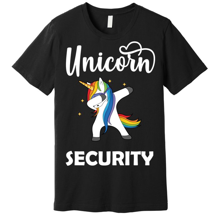 Dabbing Unicorn Security Premium T-Shirt