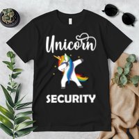 Dabbing Unicorn Security Premium T-Shirt
